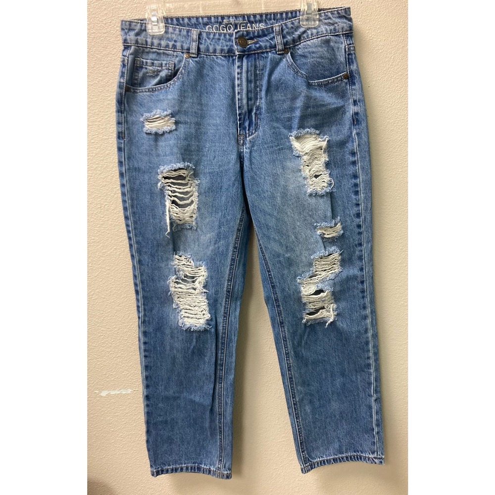 GoGo Jeans Women Size 9 Distressed